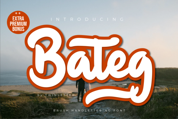 Bateg: A Bold Handwritten Font for Editorial Design