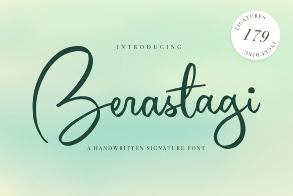 Berastagi: A Classy Script Font
