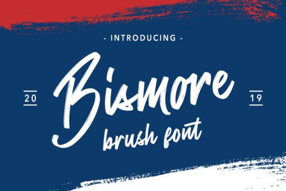 Bismore: A Flowing Script Font for Crafters