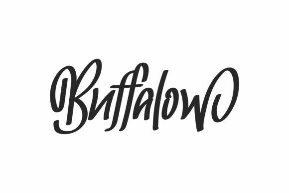 Buffalow: A Unique Handwritten Font