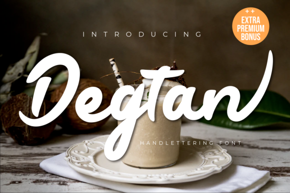 Degtan: A Flowing Handwritten Font