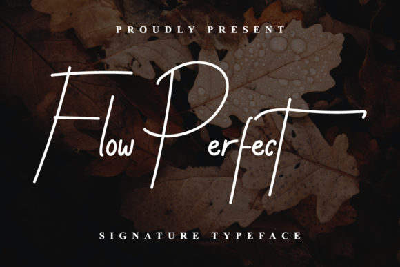 Flow Perfect: A Script Typeface for Creative Campaigns