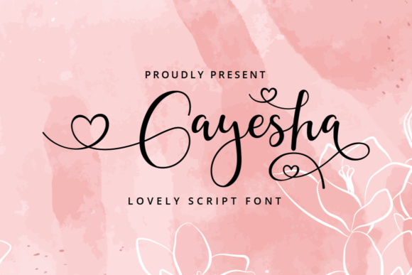 Gayesha: Elegant Script Font for Business