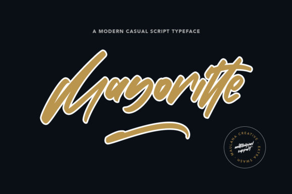 Mayoritte: A Stylish Handwritten Font for Crafters