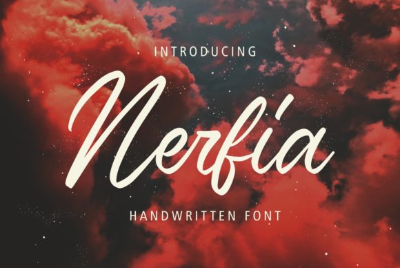 Nerfia: A Delicate Script Font