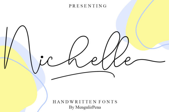 Nichelle: A Delicate Handwritten Font