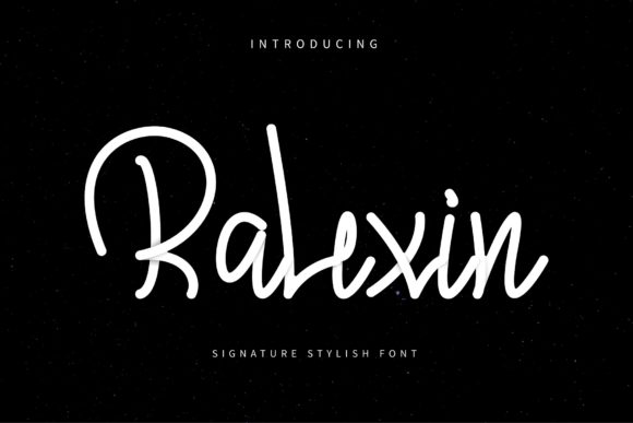 Ralexin: A Script Font for Marketing Magic