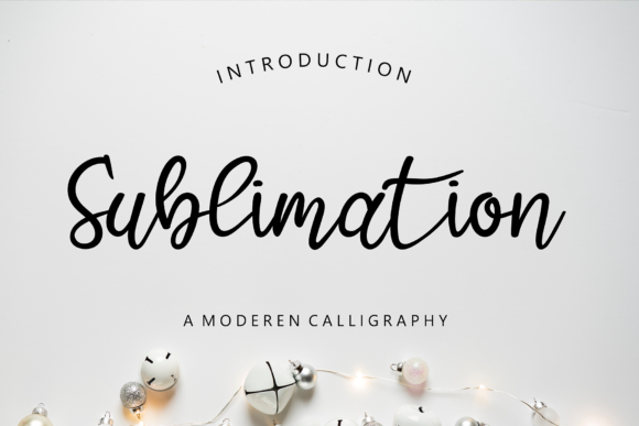 Sublimation Font for Web Design