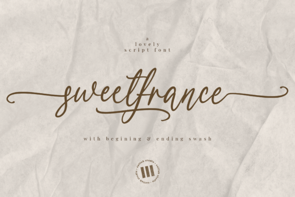 Sweetfrance: A Gorgeous Script Font