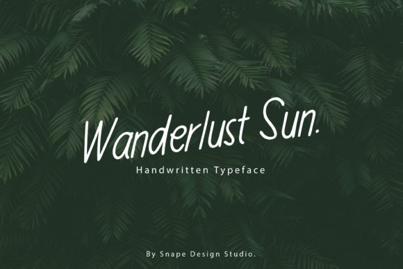 Wanderlust Sun: A Font for Creative Web Design
